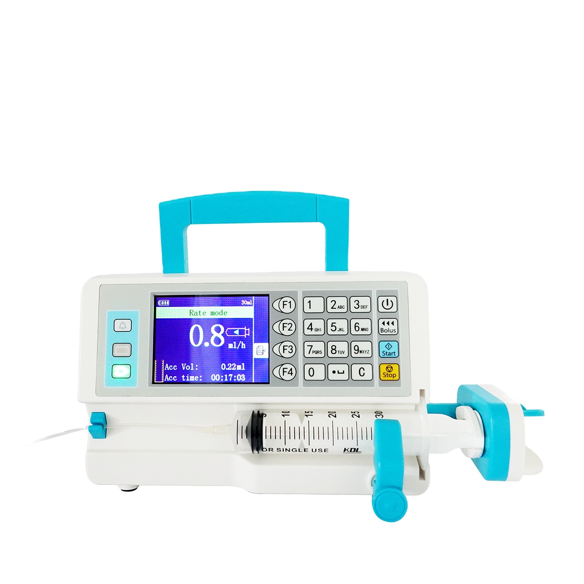 Hospital Medical Syringe Pump Double Chamber Channel Syringe Pump