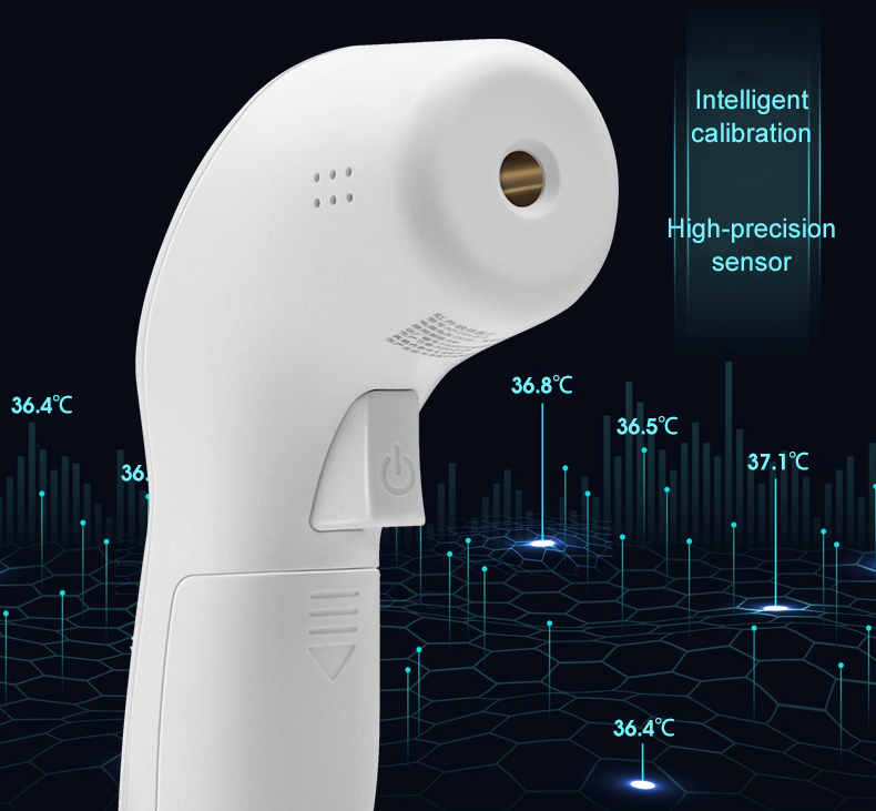 2aMedical Clinical Ir Forehead Lcd Non Contact Digital Human Body Infrared Fever Thermometer