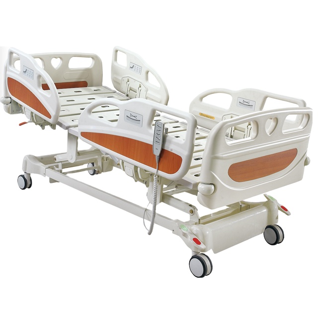 Custom ward room medical beds electric patient hospital bed ICU 5 functions