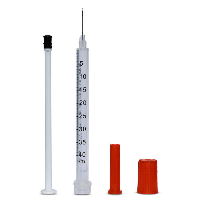 Factory Medical Disposable Sterile 31g insulin syringe 0.3 0.5 1 ml For Diabetes