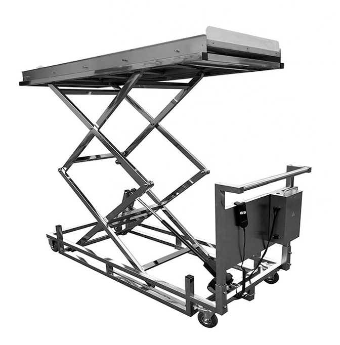  Electric manual funeral field use delivery dead body cart cadaver trolley