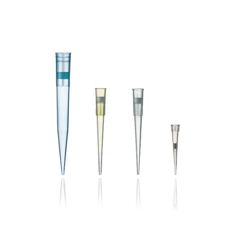 Disposable medical disposable 1ml lab blue pipette tips